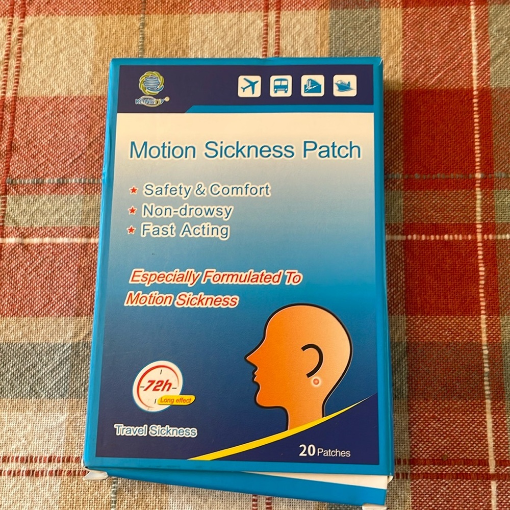 NWOT Motion Sickness Patches